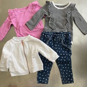 Cat & Jack Baby Girl Bundle